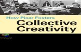 how pixar fosters collective creativity