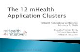 The 12 mHealth Application Clusters
