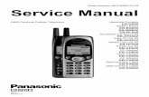 Panasonic G600 Service Manual