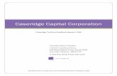 Caseridge Capital Corporation