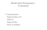 Multi Core Processors