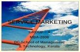 Service Marketing ppt DCSMAT