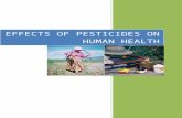 Effect of Pesticides on Human Health