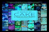 A World of Cake — Book layout and design (samples pages)