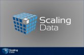 Scaling Data overview