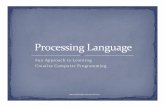Processing Language - Fun Approach to Learning Creative Computer Programming