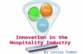 Innovations In Hospitality Industry By sanajay