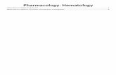 hematology - pharmacology