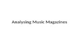 Analysing music magazines (1)