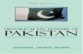 Pakistan Historical Dictionary