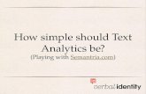 Text analytics for verbal identity and branding (a first play with Semantria)