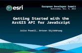 Getting Started with the ArcGIS API for JavaScript, Esri, Julie Powell, Antoon Uijtdehaag
