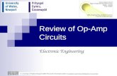 Review of op amp circuits