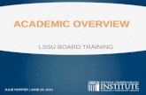Academic Overview - Board Training (Lake Superior State University)