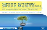 Green Energy- Green Business: New Financial and Policy Instruments for Sustainable Growth in the EU