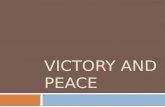 Victory and peace