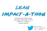 Lean Impact-a-thon Overview Presentation