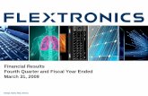 Flextronics International Ltd. earning presentation
