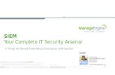 SIEM - Your Complete IT Security Arsenal