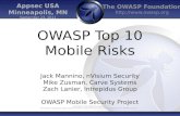 Appsec usa 2011  owasp top 10 mobile risks-1