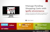 Ignify eCommerce Pending Cart
