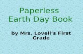Paperless earth day book lovell