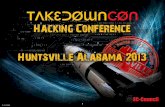 TakeDownCon Rocket City: Bending and Twisting Networks by Paul Coggin