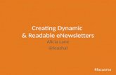 Creating Readable Email Newsletters