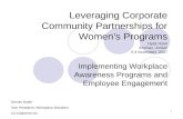 Leveraging Corporate Community Partnerships For Women’S Programs