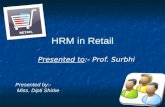 Hrm in retail