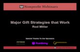 Major Gift Strategies That Work
