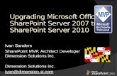 SoCalCodeCamp Upgrade Microsoft Office SharePoint Server 2007 to SharePoint Server 2010