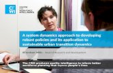 Dr Graham Willis - Modelling sustainable urban transitions dynamics presentation