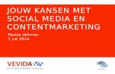 20140702 Social media en contentmarketing - Vevida Academy
