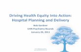 Driving Health Equity into Action: Hospital Planning and Delivery