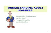 Understanding Adult Learners