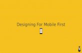 Designing Websites With a Mobile First Approach