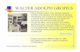 WALTER GROPIUS