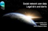 Stefan Schicker - Social Network User Data - Do's and Don'ts