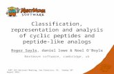 Classification, representation and analysis of cyclic peptides and peptide-like analogs