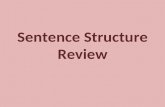 Sentence structure review