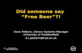 Did someone say "Free Beer"?