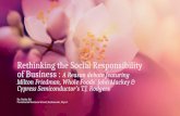 Rethinking the social responsibility of business