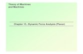 Theory of Machines-Dynamic Force Analysis