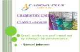 Chemistry VCE class 3