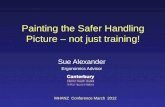 Painting the Safer Handling Picture - Not just training!