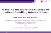 A tool to measure the success of patient handling interventions