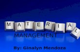 Material Management(Sarah Olivarez-Cruz)