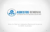 How to Get Your Asbestos Removal Licence in NSW