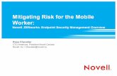 Mitigating Risk for the Mobile Worker: Novell ZENworks Endpoint Security Management Overview
